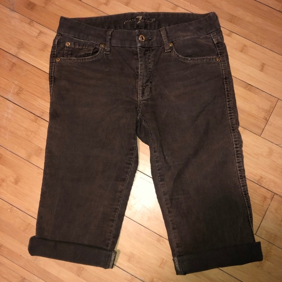 7 for all mankind short cords sz 27 - Picture 1 of 4